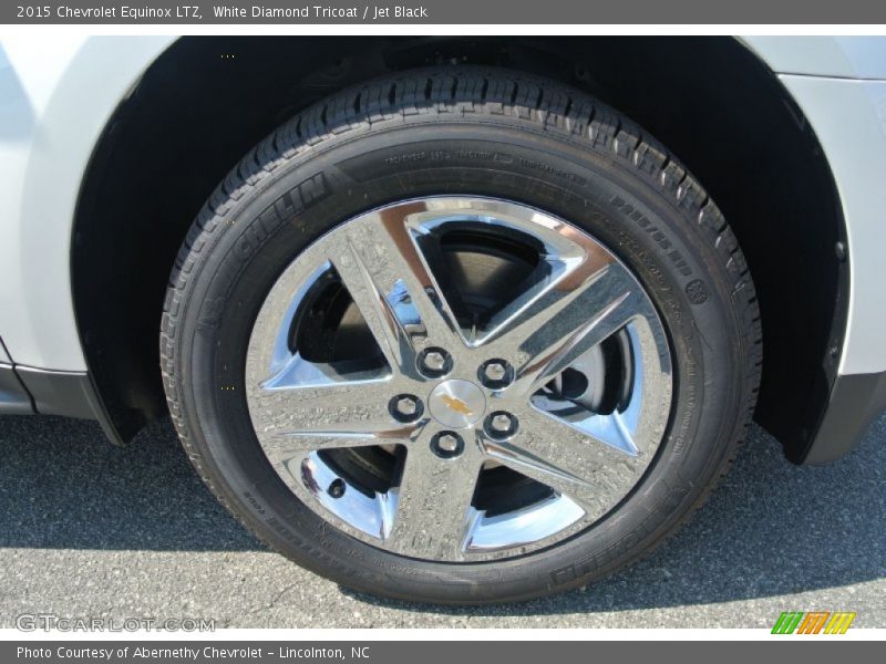 White Diamond Tricoat / Jet Black 2015 Chevrolet Equinox LTZ