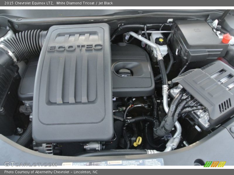 White Diamond Tricoat / Jet Black 2015 Chevrolet Equinox LTZ
