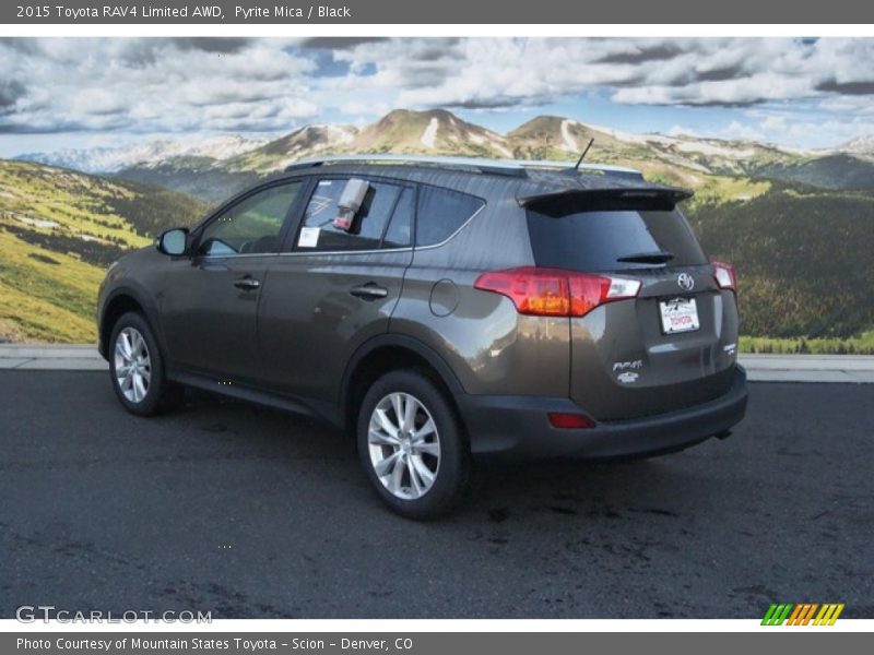 Pyrite Mica / Black 2015 Toyota RAV4 Limited AWD