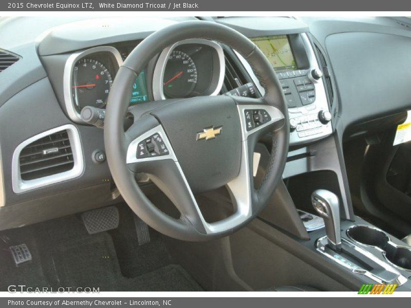 White Diamond Tricoat / Jet Black 2015 Chevrolet Equinox LTZ