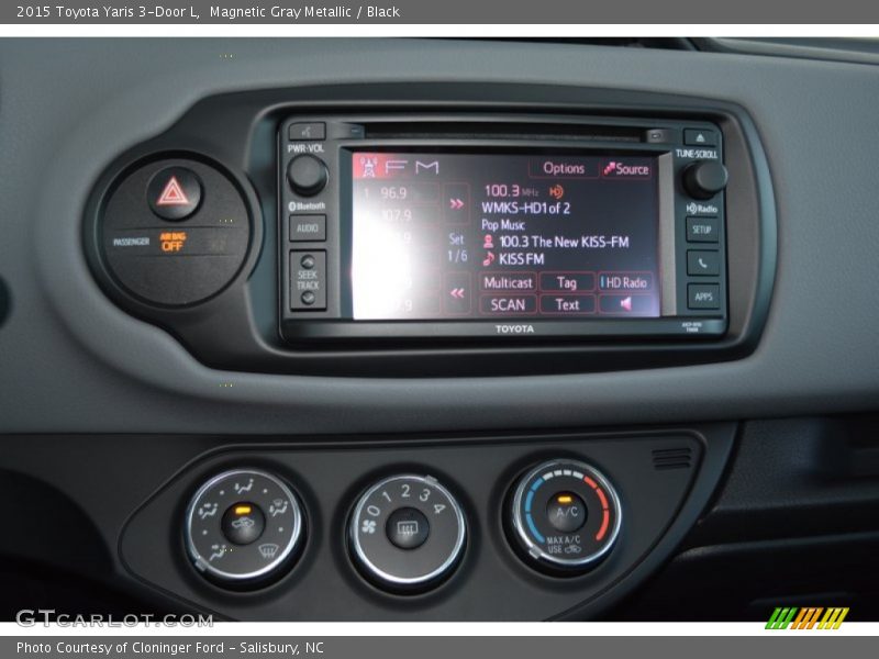 Controls of 2015 Yaris 3-Door L