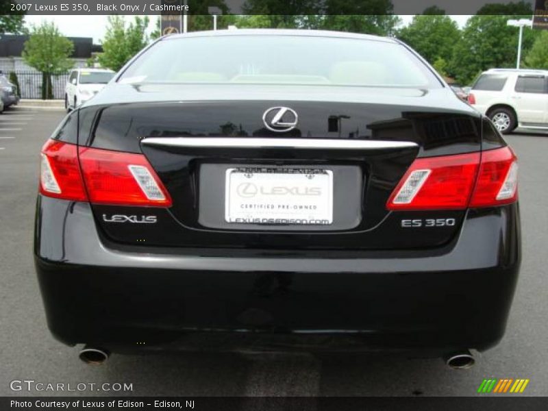 Black Onyx / Cashmere 2007 Lexus ES 350