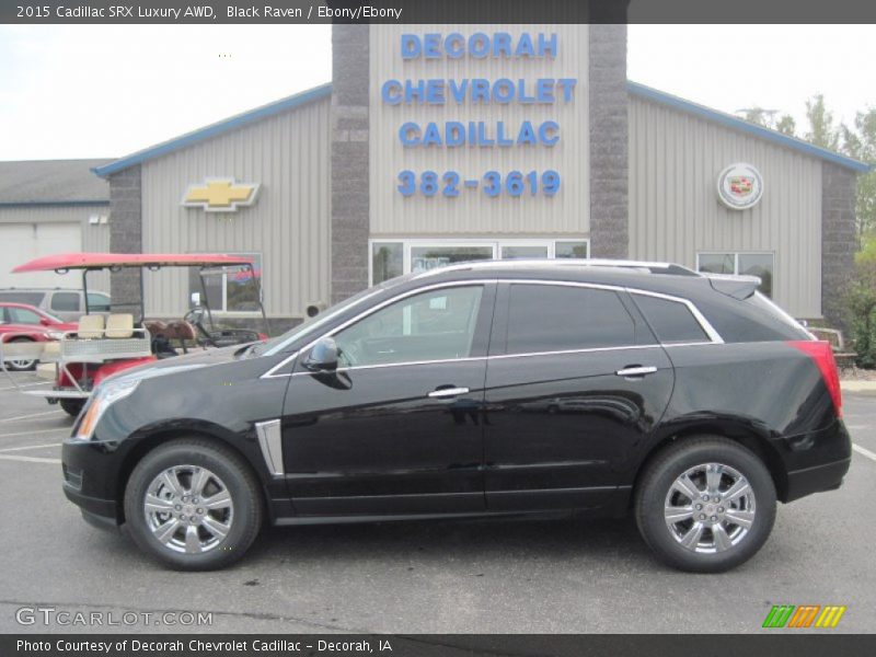 Black Raven / Ebony/Ebony 2015 Cadillac SRX Luxury AWD