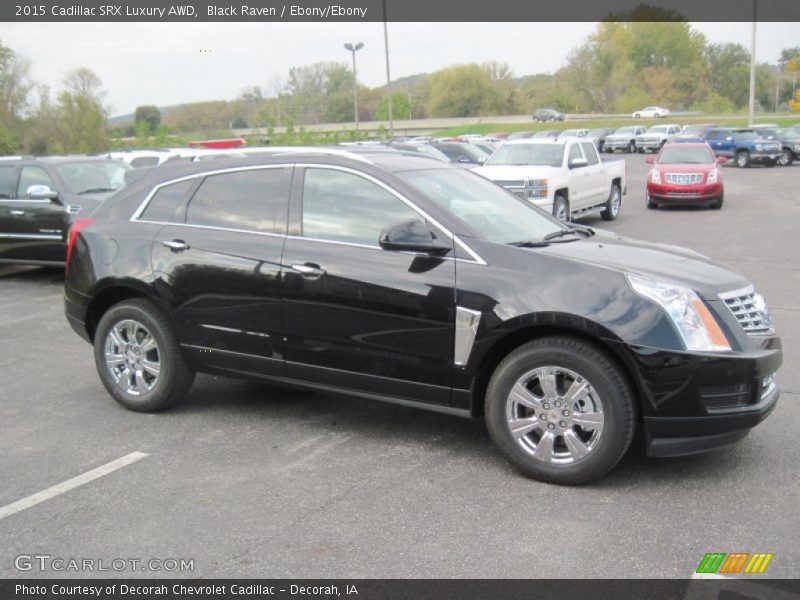 Black Raven / Ebony/Ebony 2015 Cadillac SRX Luxury AWD