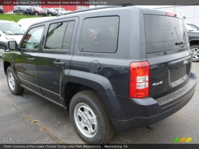 Maximum Steel Metallic / Dark Slate Gray 2015 Jeep Patriot Sport 4x4