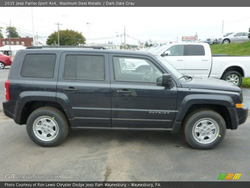 Maximum Steel Metallic / Dark Slate Gray 2015 Jeep Patriot Sport 4x4