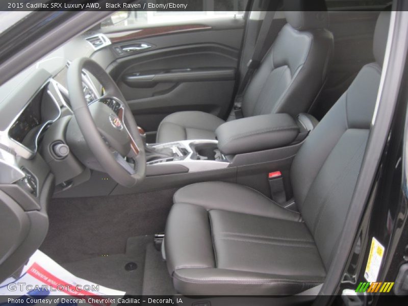 Black Raven / Ebony/Ebony 2015 Cadillac SRX Luxury AWD