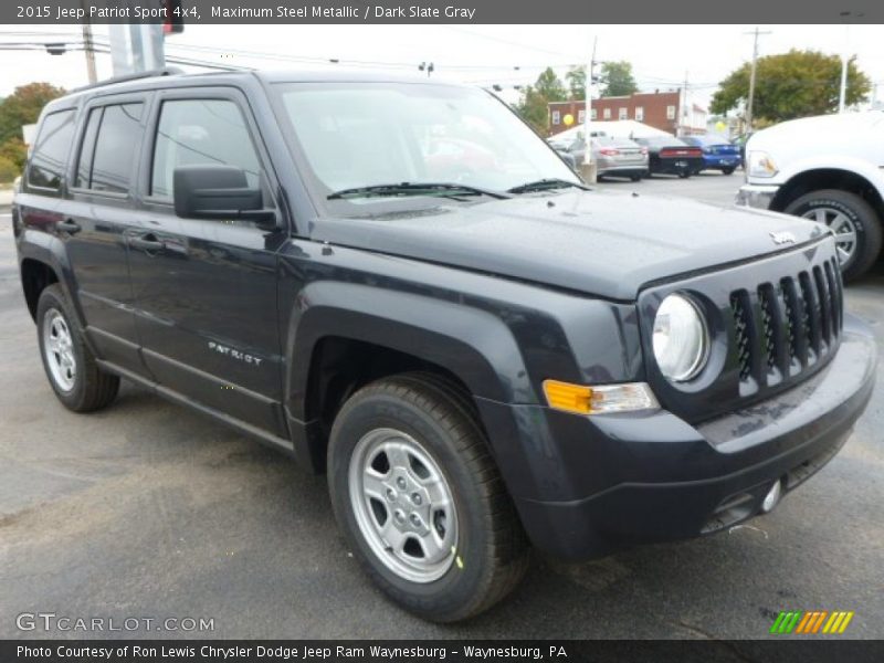Maximum Steel Metallic / Dark Slate Gray 2015 Jeep Patriot Sport 4x4