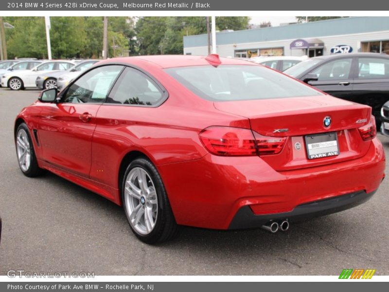 Melbourne Red Metallic / Black 2014 BMW 4 Series 428i xDrive Coupe