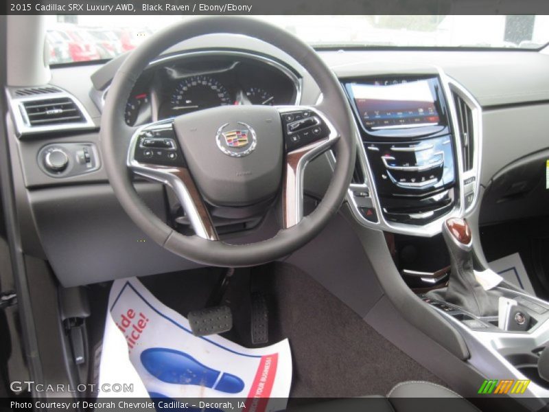 Black Raven / Ebony/Ebony 2015 Cadillac SRX Luxury AWD