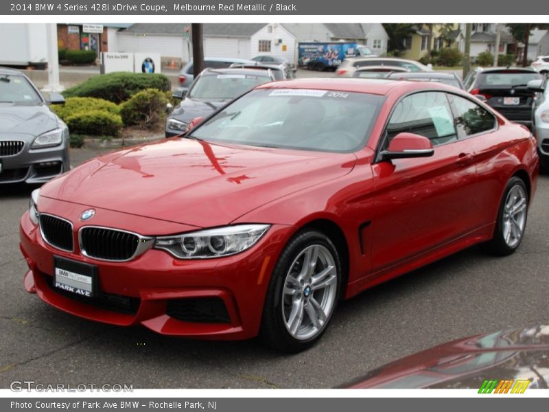 Melbourne Red Metallic / Black 2014 BMW 4 Series 428i xDrive Coupe