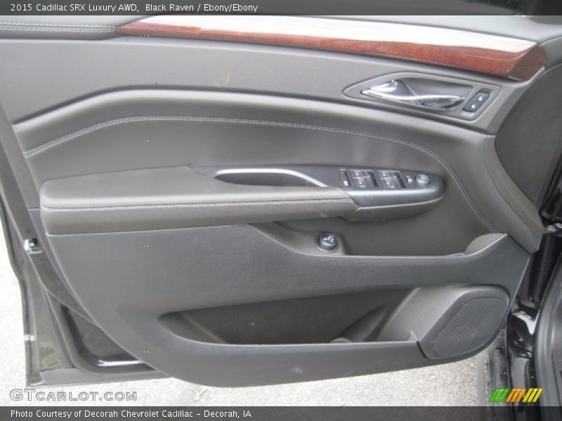 Black Raven / Ebony/Ebony 2015 Cadillac SRX Luxury AWD