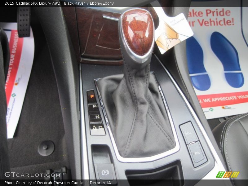 Black Raven / Ebony/Ebony 2015 Cadillac SRX Luxury AWD