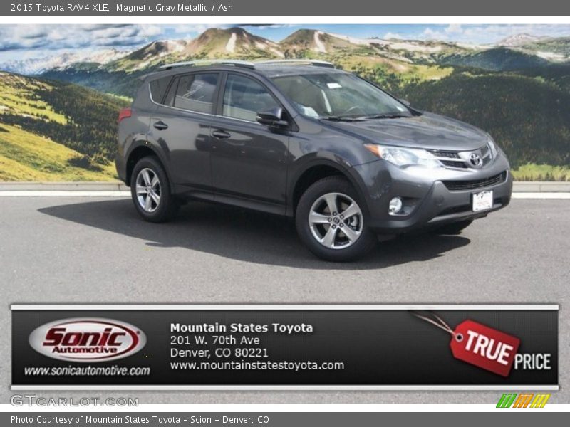 Magnetic Gray Metallic / Ash 2015 Toyota RAV4 XLE