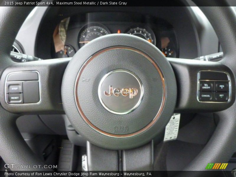 Maximum Steel Metallic / Dark Slate Gray 2015 Jeep Patriot Sport 4x4