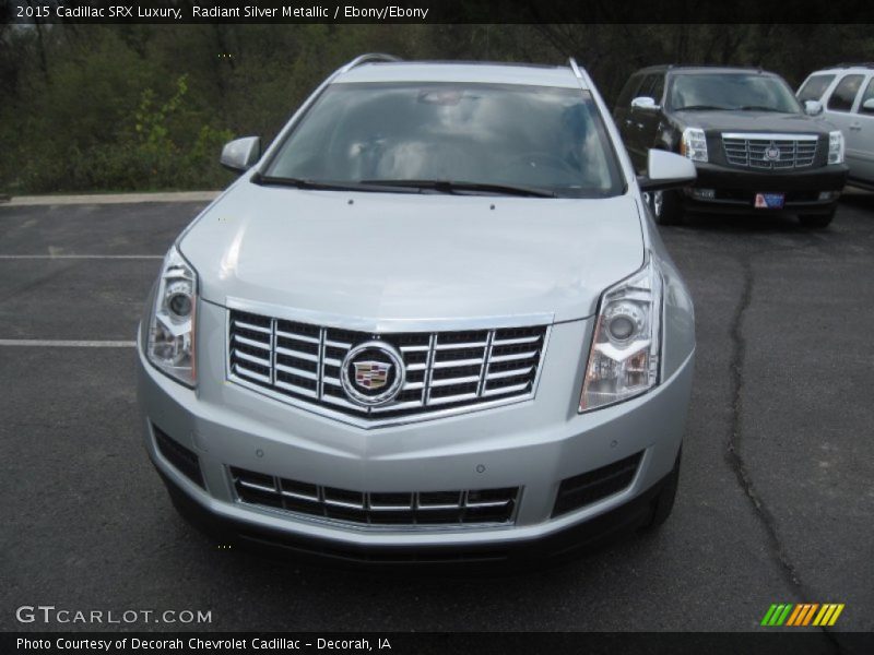 Radiant Silver Metallic / Ebony/Ebony 2015 Cadillac SRX Luxury