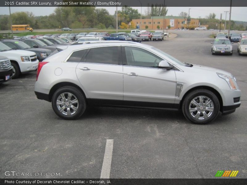 Radiant Silver Metallic / Ebony/Ebony 2015 Cadillac SRX Luxury