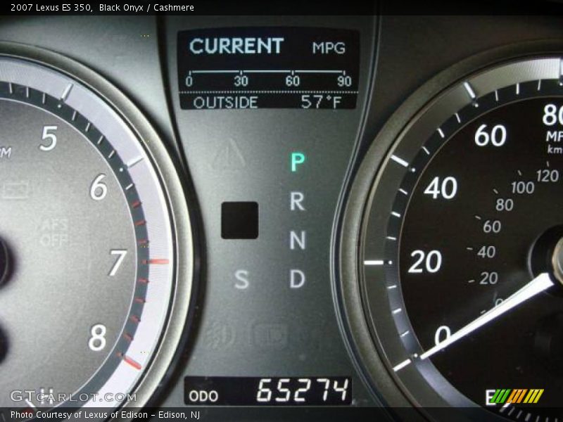 Black Onyx / Cashmere 2007 Lexus ES 350