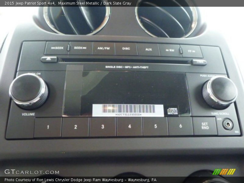 Maximum Steel Metallic / Dark Slate Gray 2015 Jeep Patriot Sport 4x4
