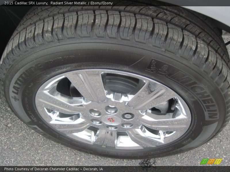 Radiant Silver Metallic / Ebony/Ebony 2015 Cadillac SRX Luxury