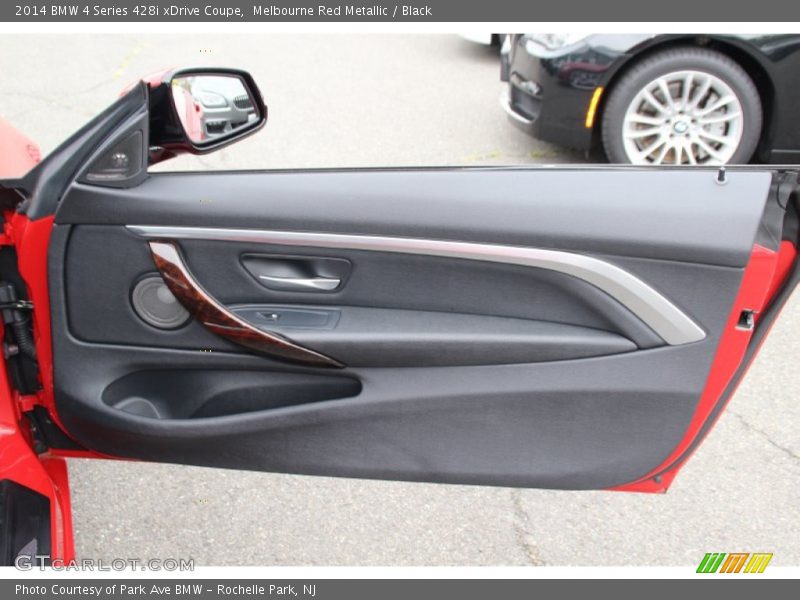 Melbourne Red Metallic / Black 2014 BMW 4 Series 428i xDrive Coupe