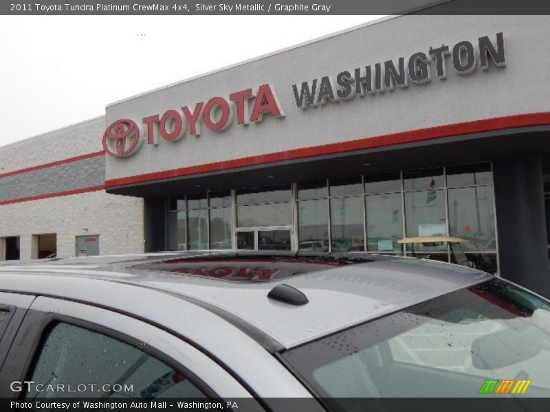Silver Sky Metallic / Graphite Gray 2011 Toyota Tundra Platinum CrewMax 4x4