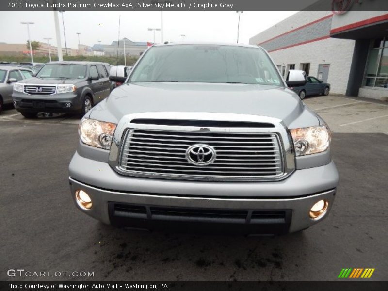 Silver Sky Metallic / Graphite Gray 2011 Toyota Tundra Platinum CrewMax 4x4