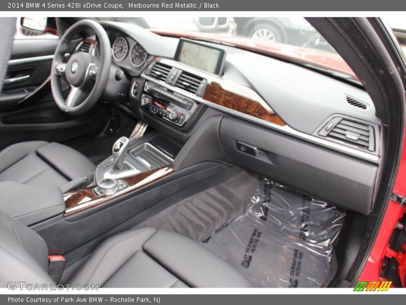 Melbourne Red Metallic / Black 2014 BMW 4 Series 428i xDrive Coupe