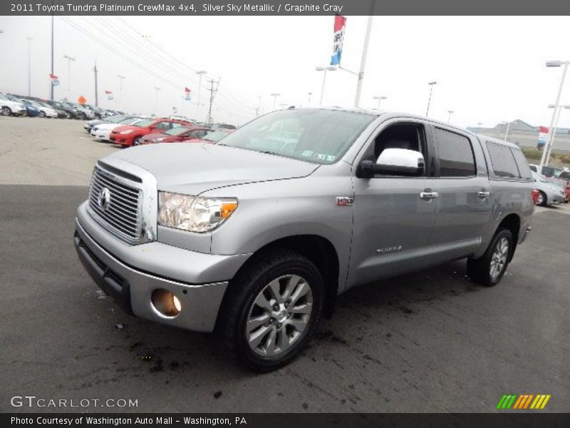 Silver Sky Metallic / Graphite Gray 2011 Toyota Tundra Platinum CrewMax 4x4