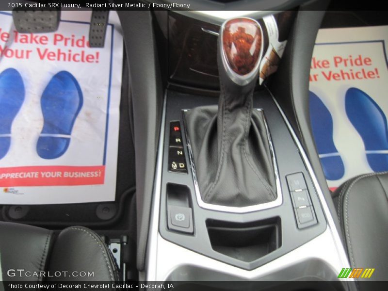 Radiant Silver Metallic / Ebony/Ebony 2015 Cadillac SRX Luxury
