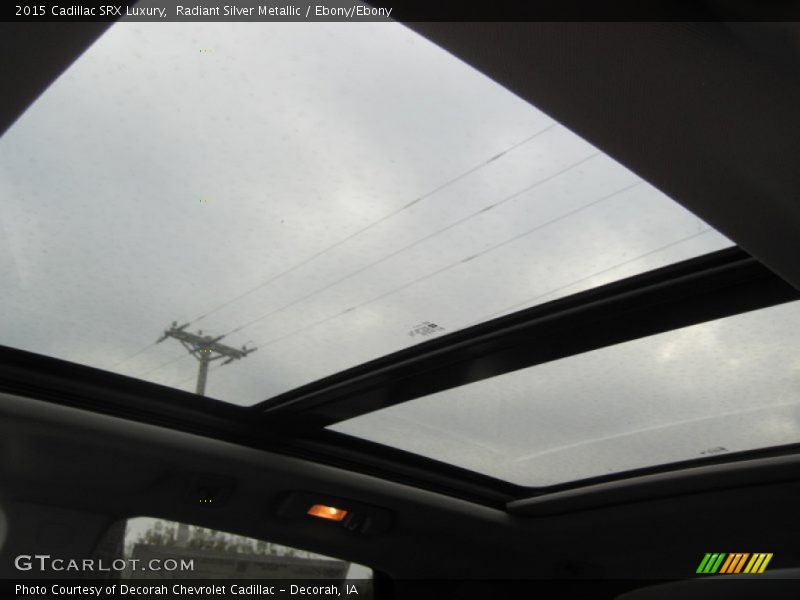 Radiant Silver Metallic / Ebony/Ebony 2015 Cadillac SRX Luxury