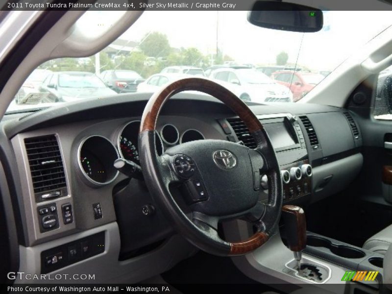Silver Sky Metallic / Graphite Gray 2011 Toyota Tundra Platinum CrewMax 4x4