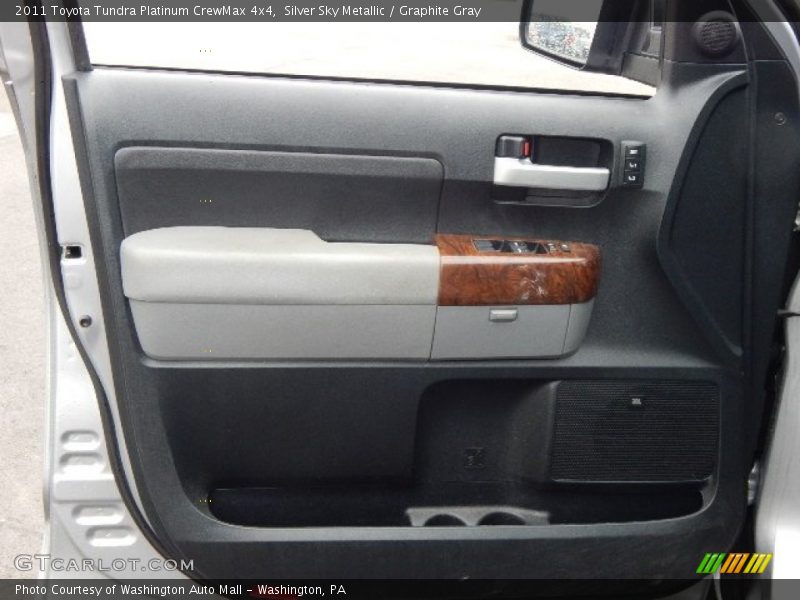 Silver Sky Metallic / Graphite Gray 2011 Toyota Tundra Platinum CrewMax 4x4