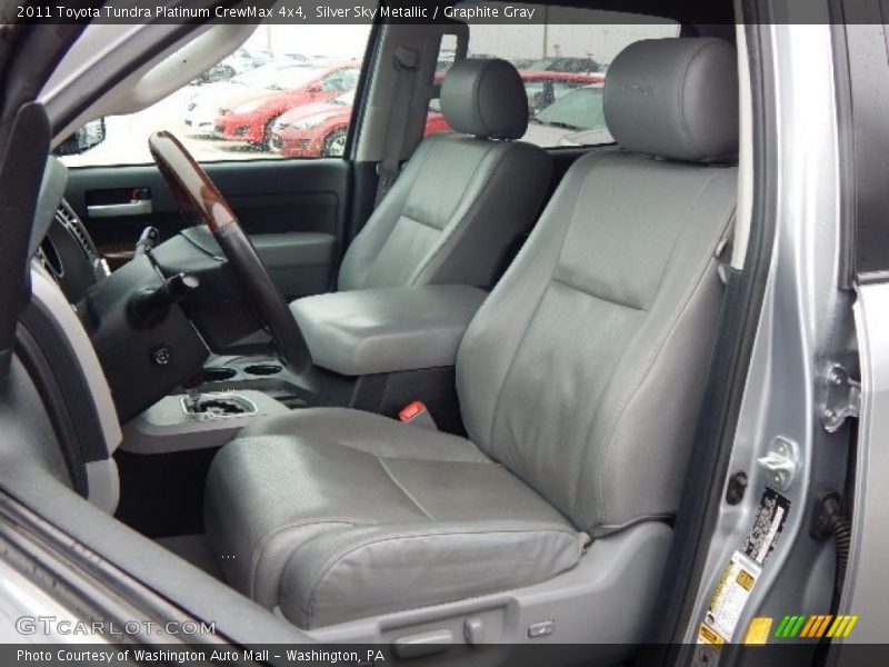 Silver Sky Metallic / Graphite Gray 2011 Toyota Tundra Platinum CrewMax 4x4