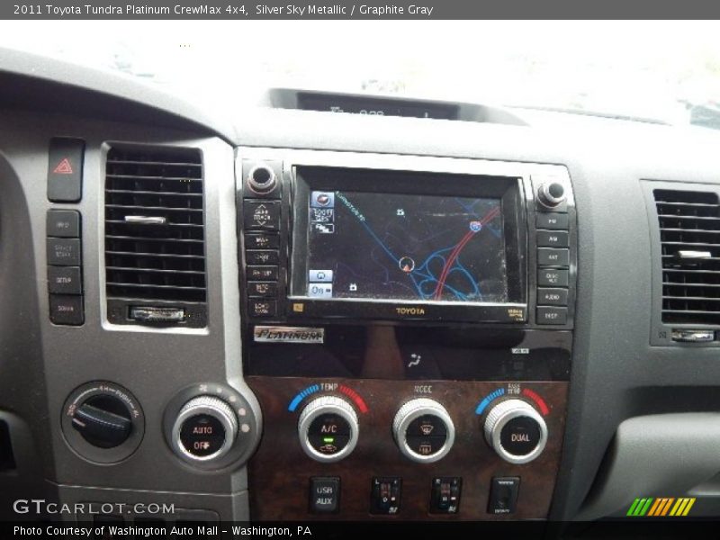 Silver Sky Metallic / Graphite Gray 2011 Toyota Tundra Platinum CrewMax 4x4