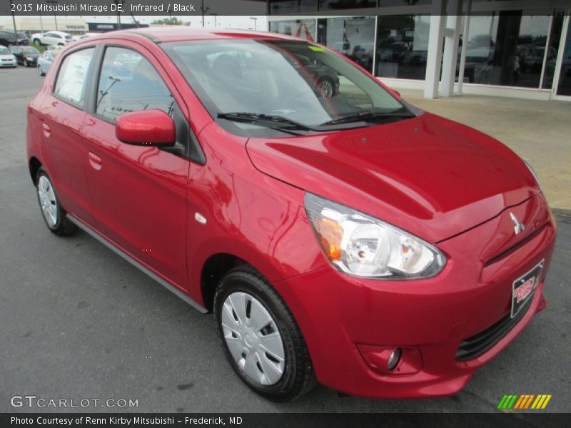 Infrared / Black 2015 Mitsubishi Mirage DE