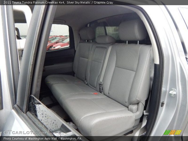 Silver Sky Metallic / Graphite Gray 2011 Toyota Tundra Platinum CrewMax 4x4