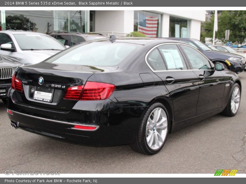 Black Sapphire Metallic / Black 2014 BMW 5 Series 535d xDrive Sedan