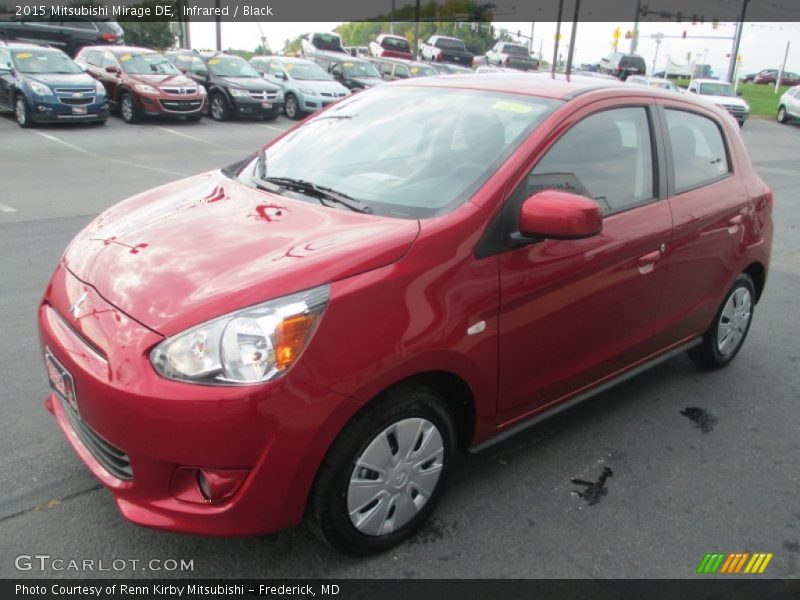Infrared / Black 2015 Mitsubishi Mirage DE