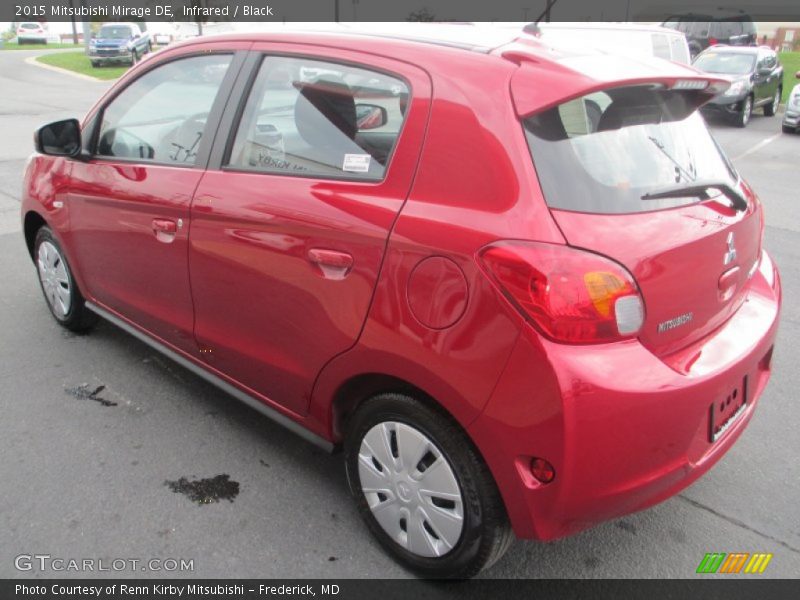 Infrared / Black 2015 Mitsubishi Mirage DE