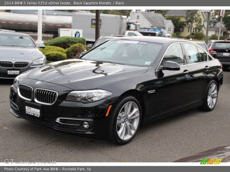 Black Sapphire Metallic / Black 2014 BMW 5 Series 535d xDrive Sedan