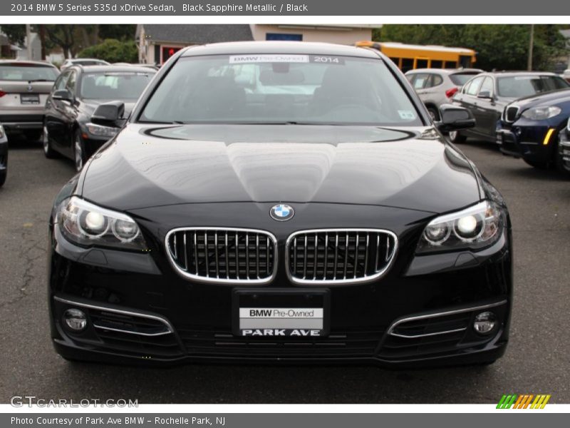 Black Sapphire Metallic / Black 2014 BMW 5 Series 535d xDrive Sedan