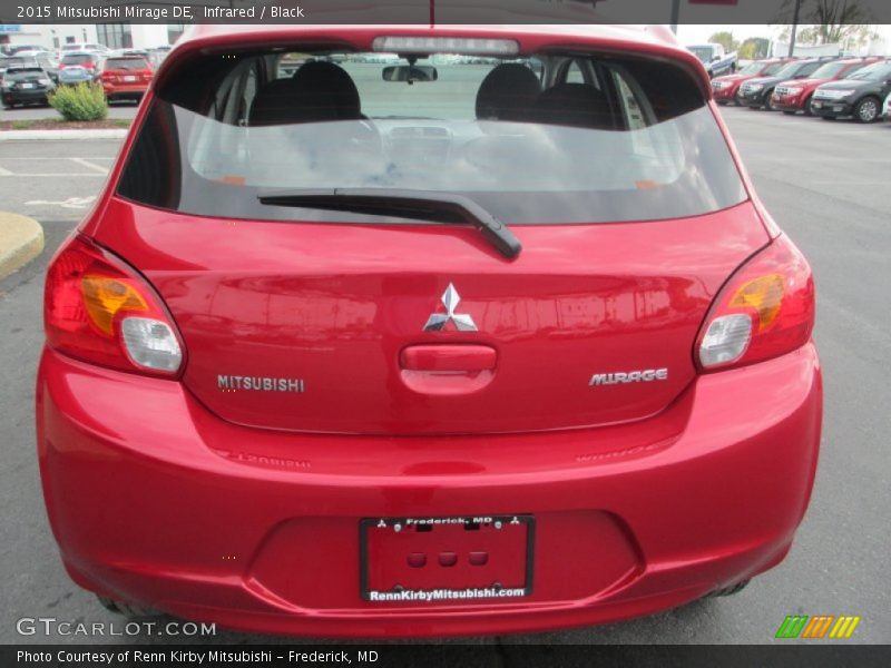 Infrared / Black 2015 Mitsubishi Mirage DE