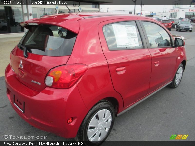 Infrared / Black 2015 Mitsubishi Mirage DE