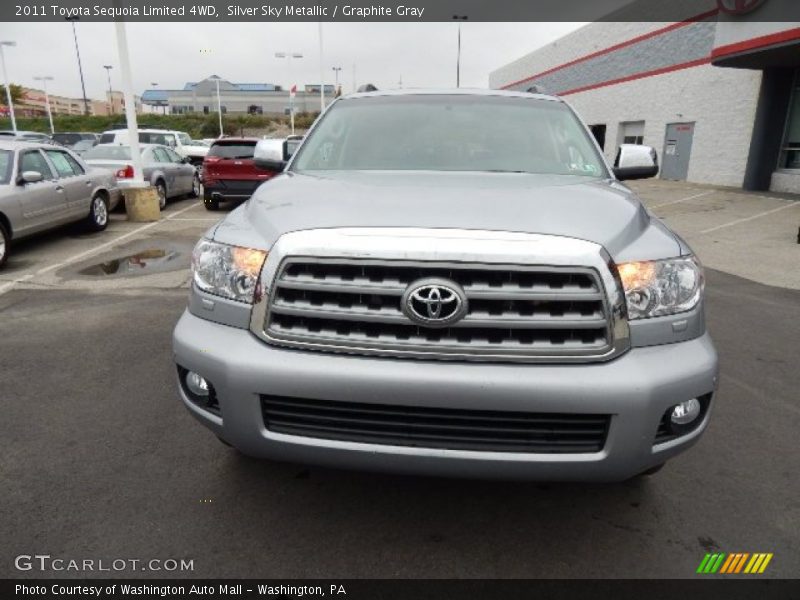 Silver Sky Metallic / Graphite Gray 2011 Toyota Sequoia Limited 4WD