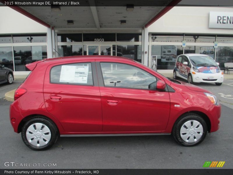 Infrared / Black 2015 Mitsubishi Mirage DE