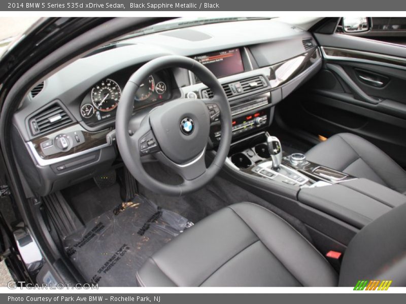 Black Sapphire Metallic / Black 2014 BMW 5 Series 535d xDrive Sedan