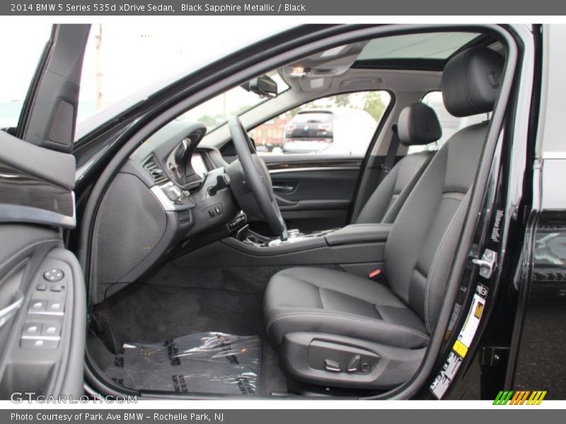 Black Sapphire Metallic / Black 2014 BMW 5 Series 535d xDrive Sedan