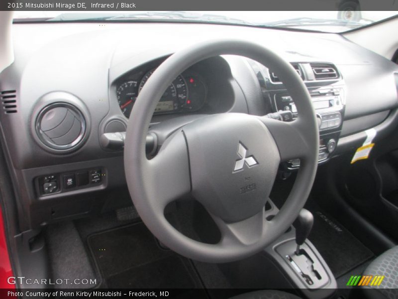 Infrared / Black 2015 Mitsubishi Mirage DE