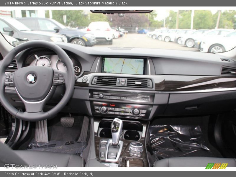 Black Sapphire Metallic / Black 2014 BMW 5 Series 535d xDrive Sedan